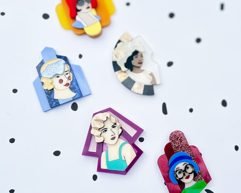 FLAPPER ERA BROOCHES
