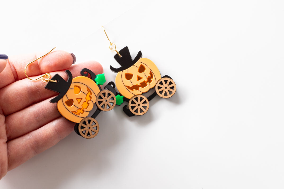 Pumpkin Earrings