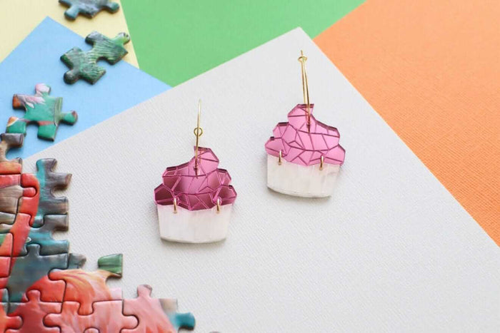 Cupcake Geo Hoops Little Geraldine