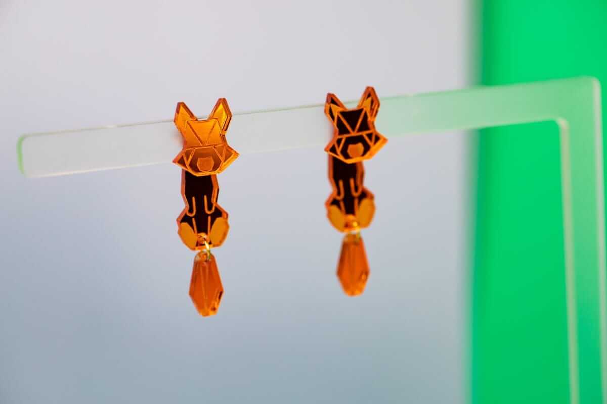 Fox Ear Jackets Earrings Little Geraldine