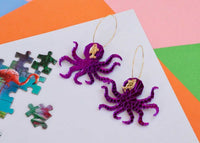 Octopus Geo Hoops Little Geraldine Purple