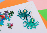 Octopus Geo Hoops Little Geraldine Teal