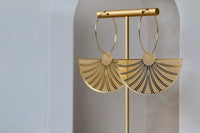 Statement Fan Dangles Little Geraldine