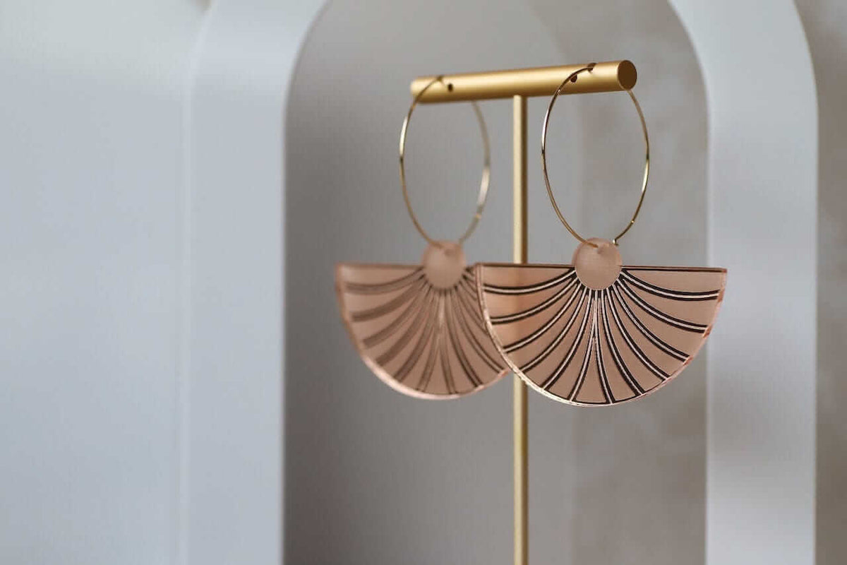 Statement Fan Dangles Little Geraldine