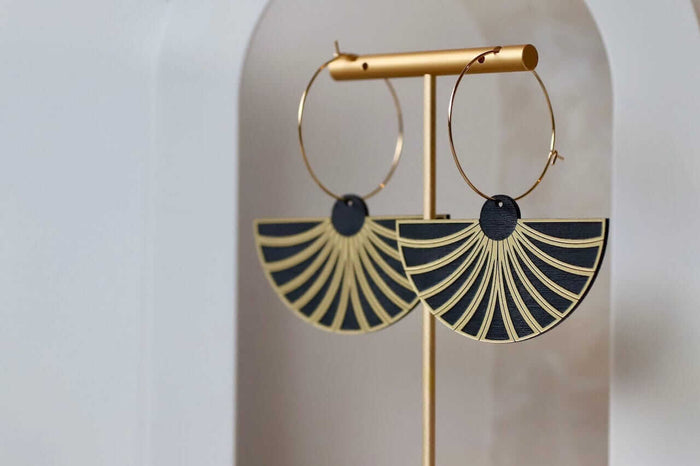 Statement Fan Dangles Little Geraldine