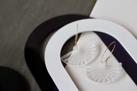 Statement Fan Dangles Little Geraldine Clear