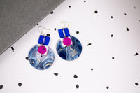 Retro Disc Statement Dangle