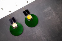 Retro Disc Statement Dangle