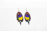 Gouldian Finch Earrings