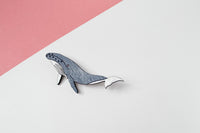 Humpback Whale Brooch