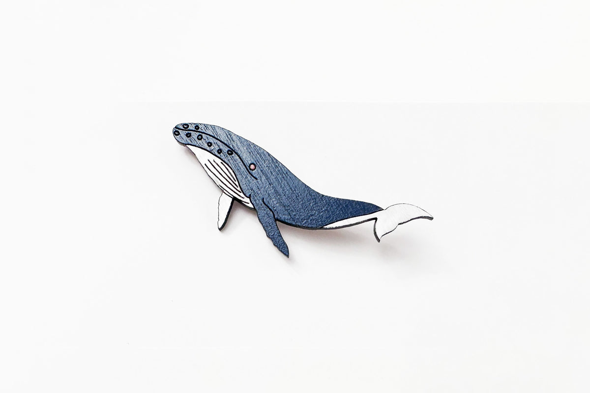 Humpback Whale Brooch