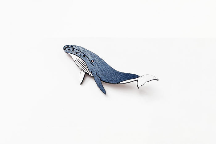 Humpback Whale Brooch