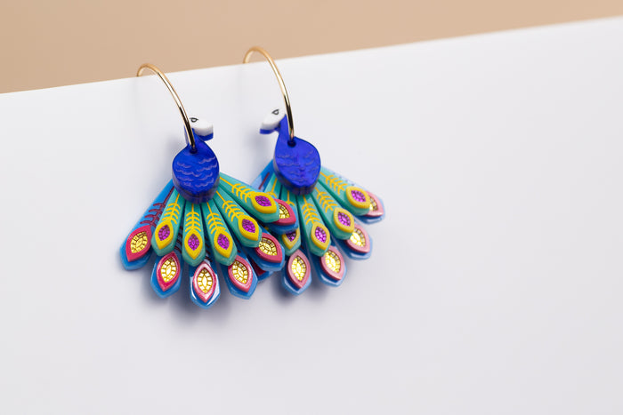 Peacock Statement Hoops