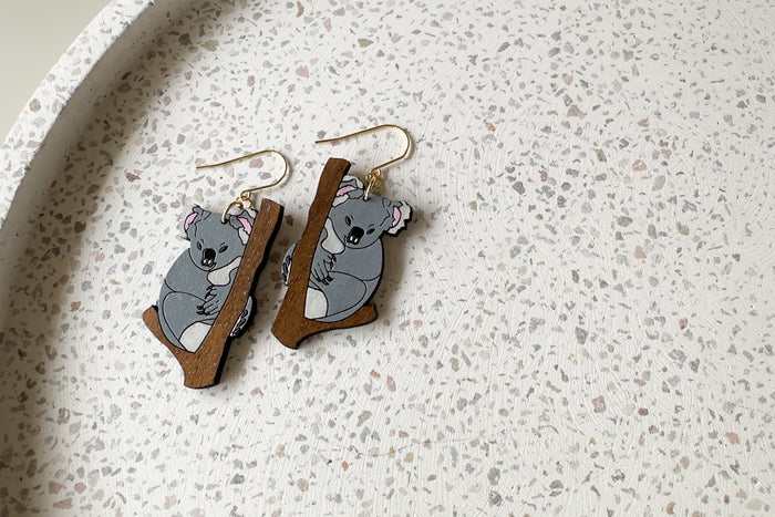 Koala Earrings