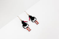 Pied Oyster Catcher Earrings