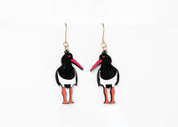 Pied Oyster Catcher Earrings