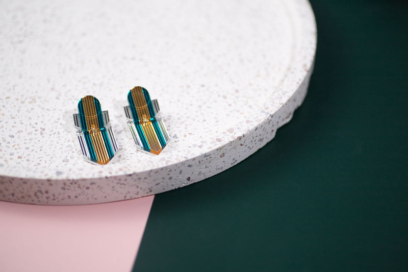 Pinstripe Earrings