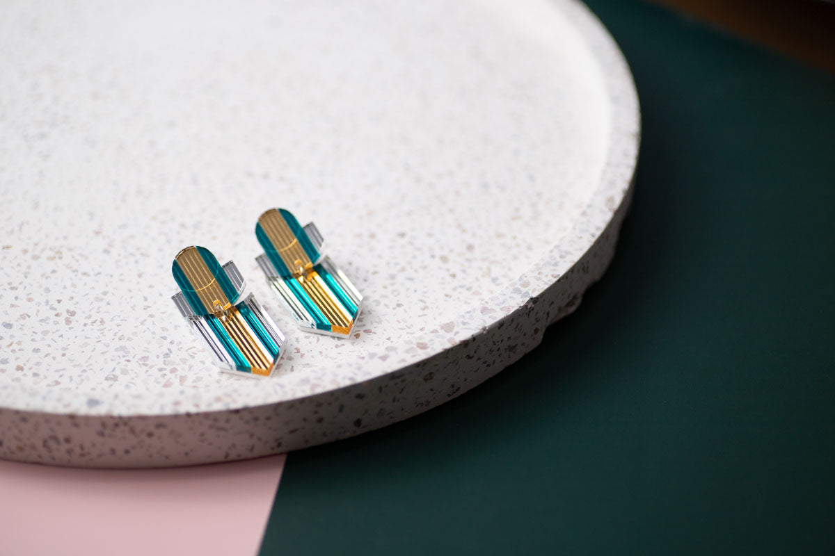 Pinstripe Earrings