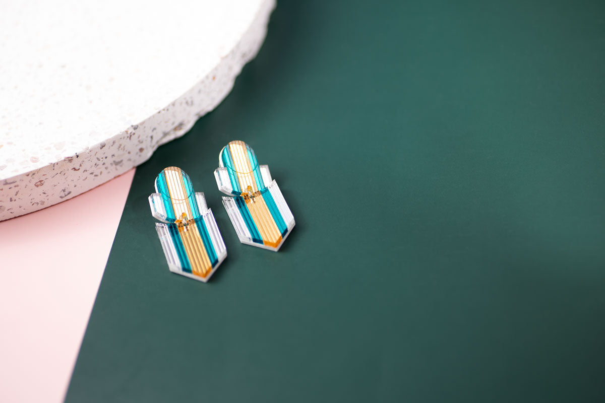 Pinstripe Earrings