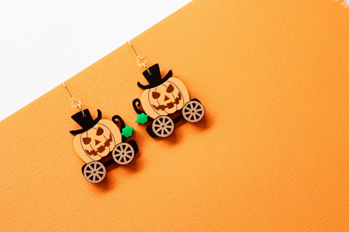 Pumpkin Earrings