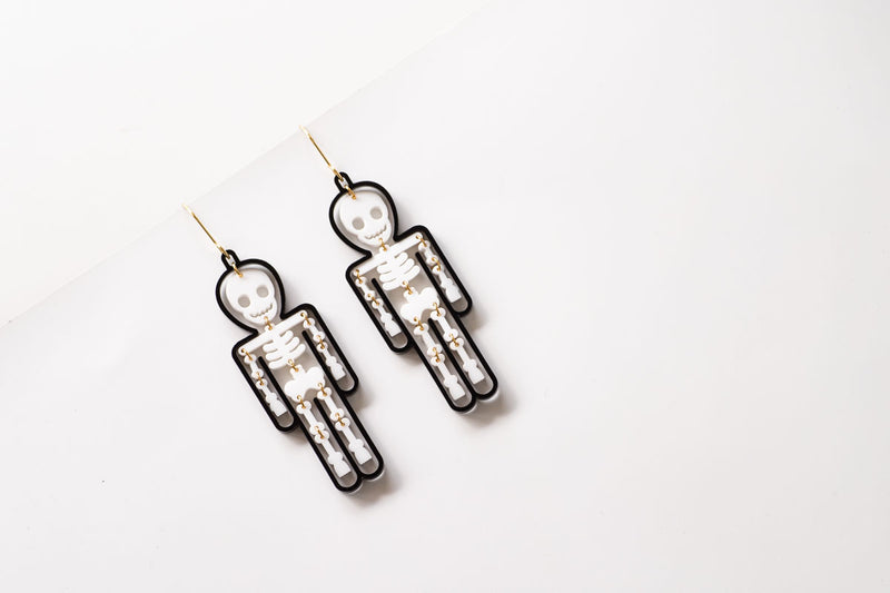 Skeleton Earrings