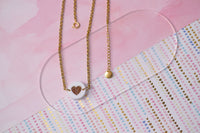 Glitter Heart Necklace