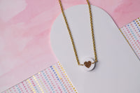 Glitter Heart Necklace