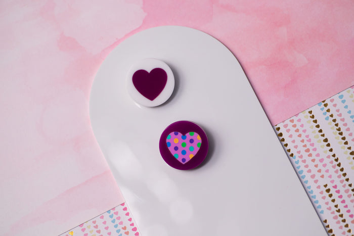 Purple Heart Brooch