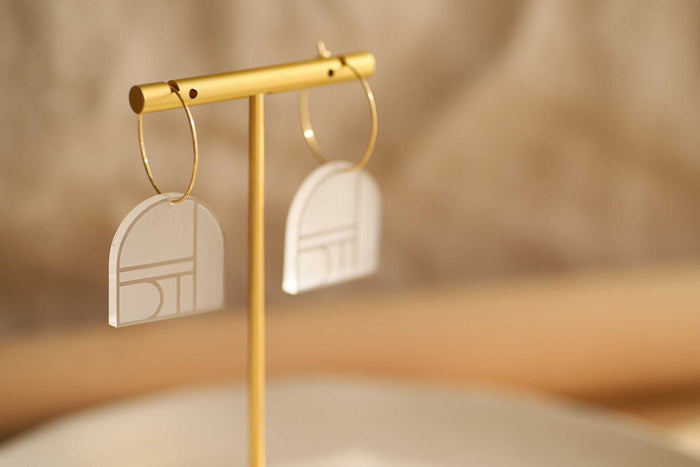 Art Deco Hoops Little Geraldine 