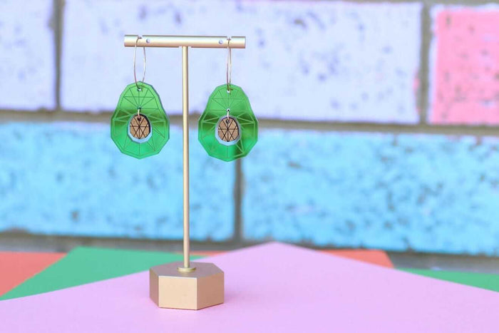 Avocado Geo Hoop Little Geraldine 