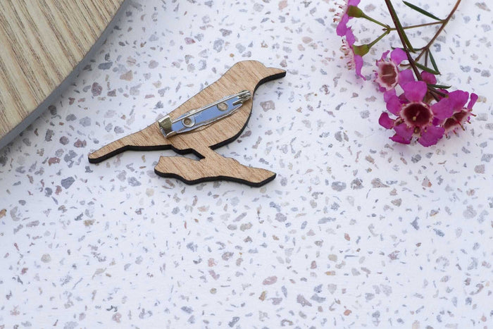 Bassian Thrush Brooch Little Geraldine 