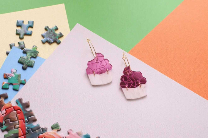 Cupcake Geo Hoops Little Geraldine 