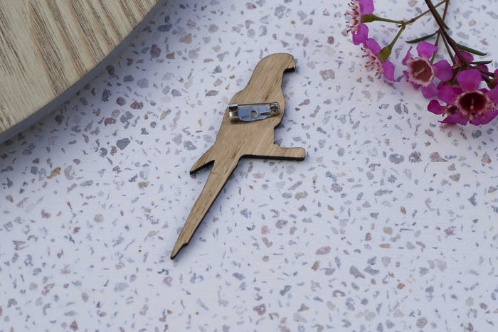 Eastern Regent Parrot Brooch Little Geraldine 