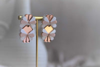 Flourish Stud Little Geraldine Pink and Rose Gold 