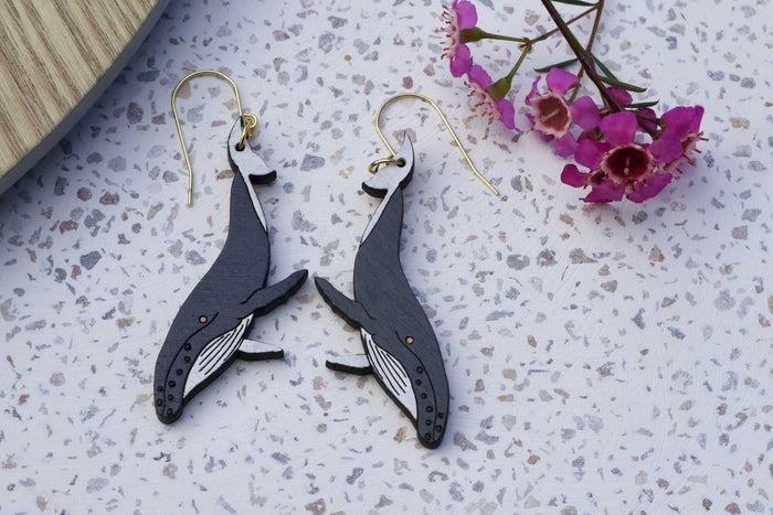 Humpback Whale Earrings Little Geraldine 