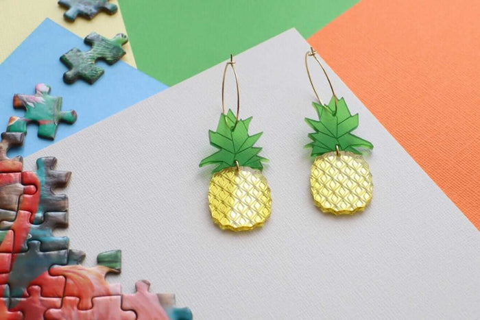 Pineapple Geo Hoop Little Geraldine 