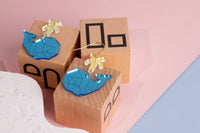 Seconds - Whale Hooks Earrings Little Geraldine Blue 