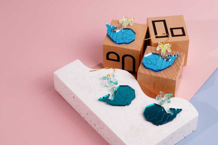 Whale Hooks Earrings Little Geraldine 